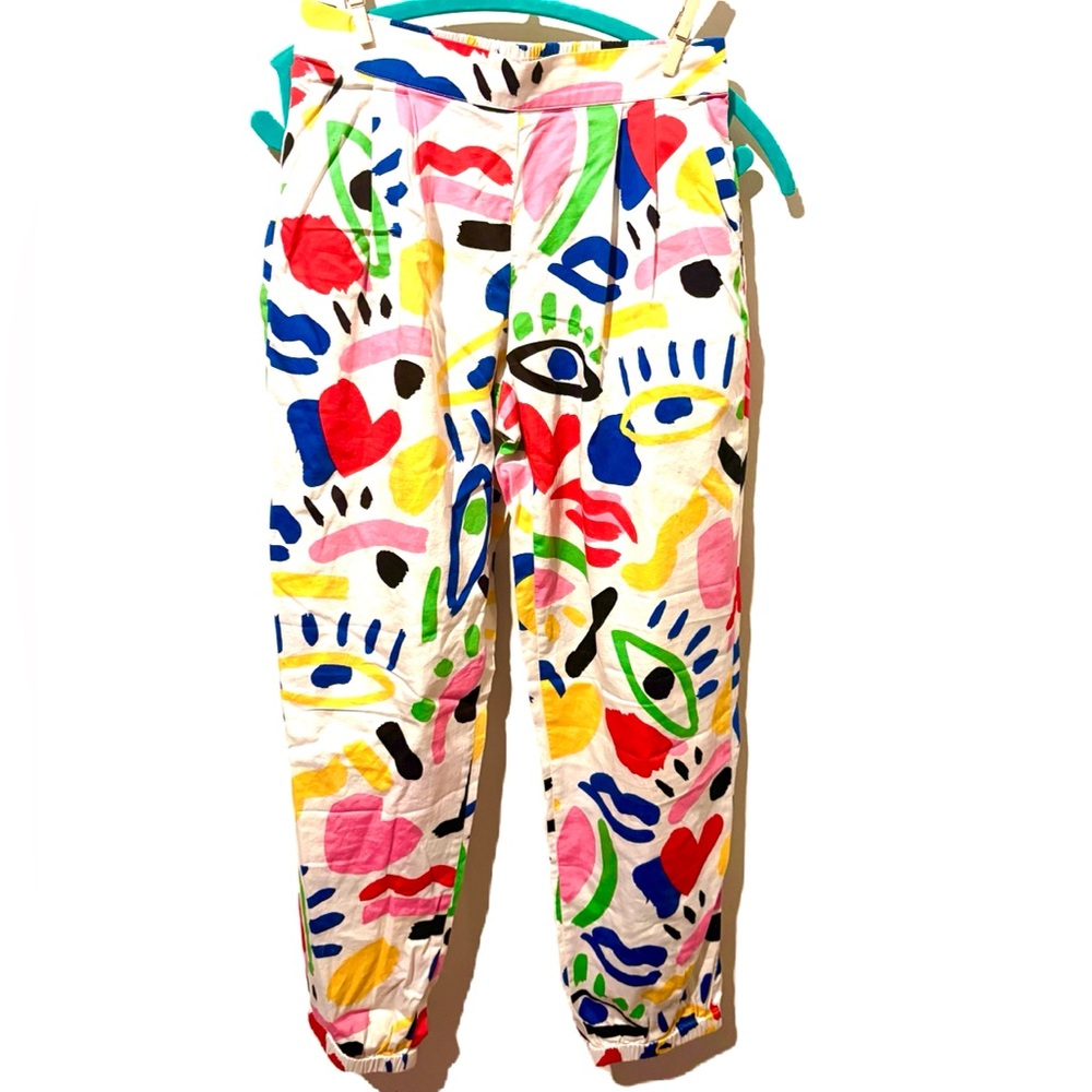 Stella McCartney Kids Colorful Abstract Pants Size Girls 12